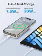 UGREEN – 10000mAh Power Bank Magnético 20W con Carga Inalámbrica y PD Rápida - Imagen 6