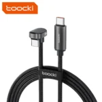 Toocki - Cable de Carga Rápida 100W Tipo-C a Tipo-C con Conector en L