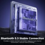 Toocki - Auriculares Inalámbricos TWS Bluetooth 5.3 con ANC + ENC - Imagen 3