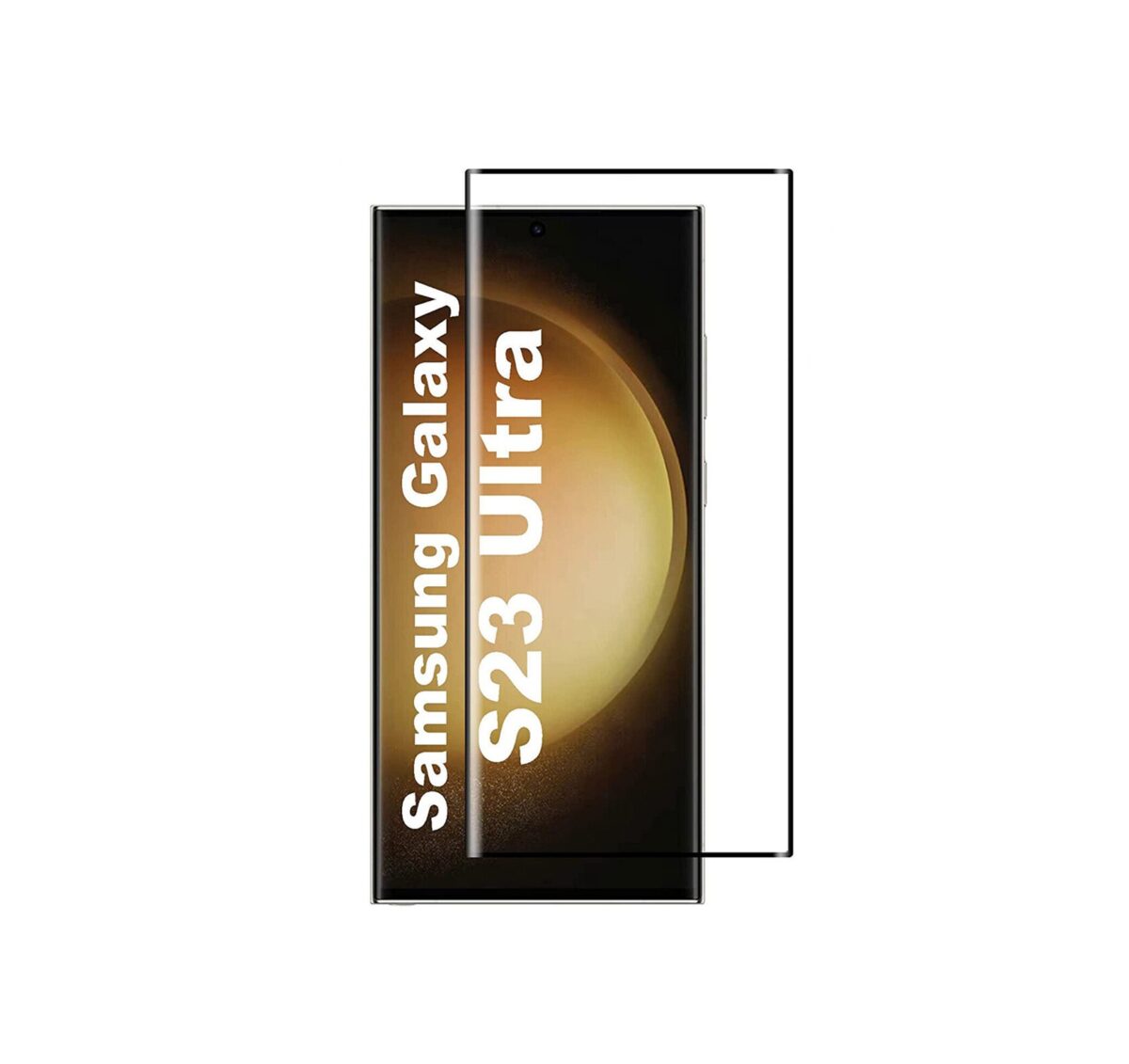 Protector de Pantalla Curvo para Samsung Galaxy S23 Ultra – Vidrio Templado Compatible con Huella Digital - Imagen 1