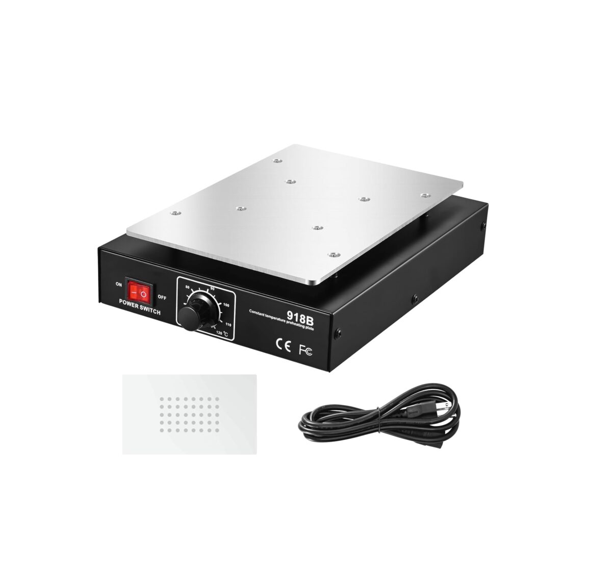 Separadora de Pantallas Soiiw 7” LCD – Panel de Precalentamiento 110V 450W para Reparación de Teléfonos - Imagen 1