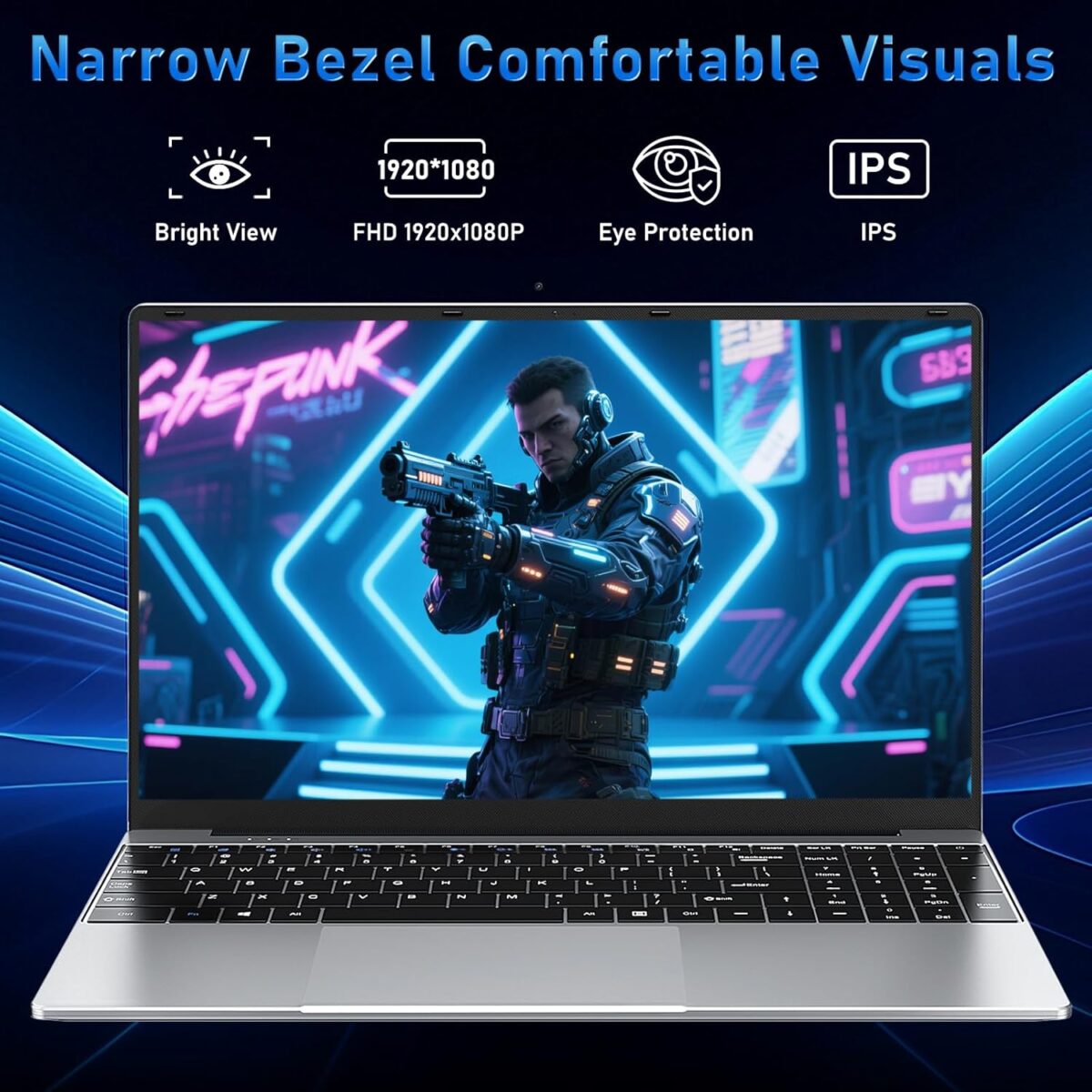 NIAKUN VenBook 15.6” – Windows 11 Pro, Intel Celeron N4020 hasta 2.6GHz, 8GB RAM, 256GB - Imagen 4