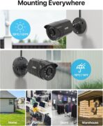 Sistema de Cámaras de Seguridad ZOSI 3K Lite 16CH – 12 Cámaras 1080P Cableadas, Detección AI Humano/Vehículo - Imagen 5