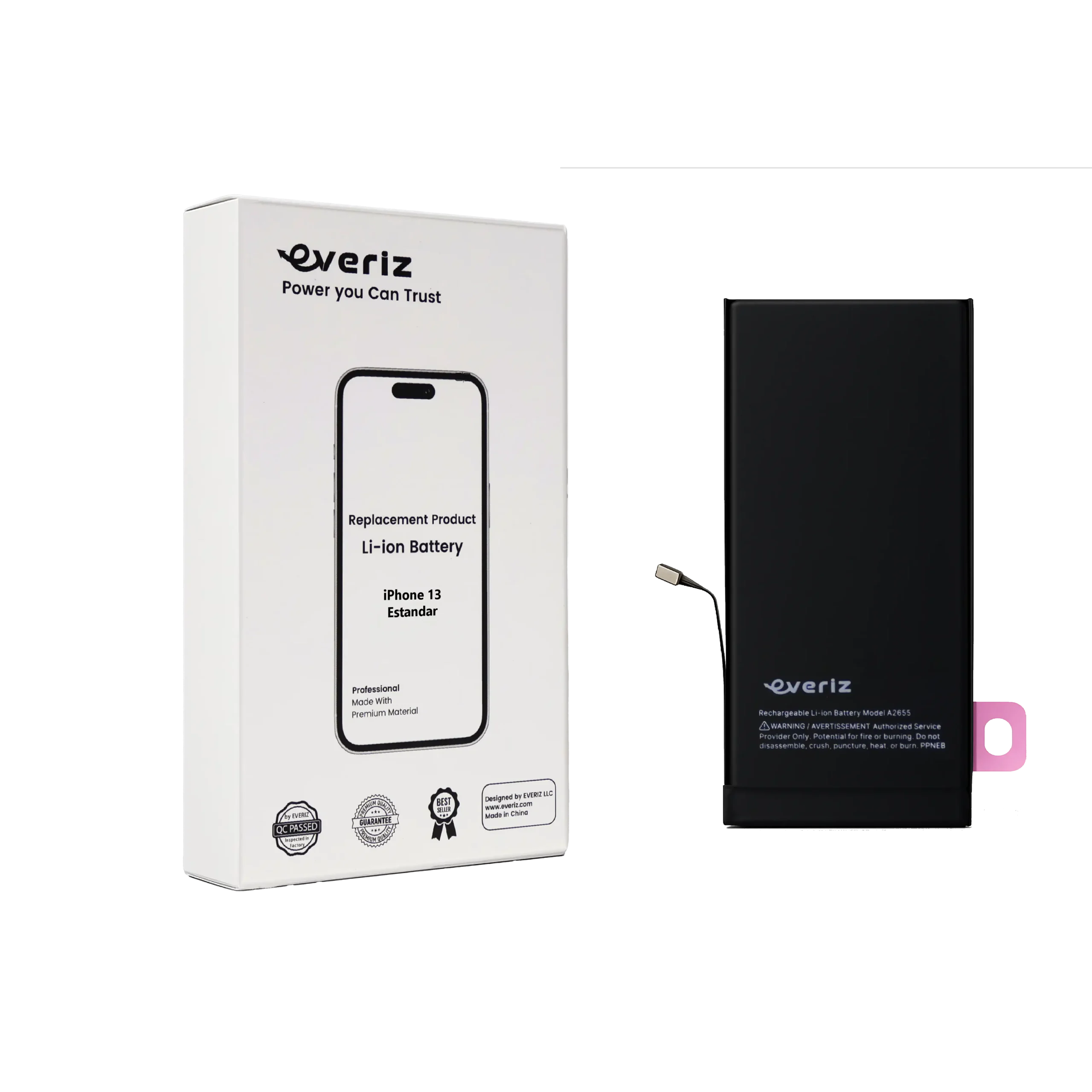 13 S Batería iPhone 13 – Estandar – EVERIZ - Imagen 1