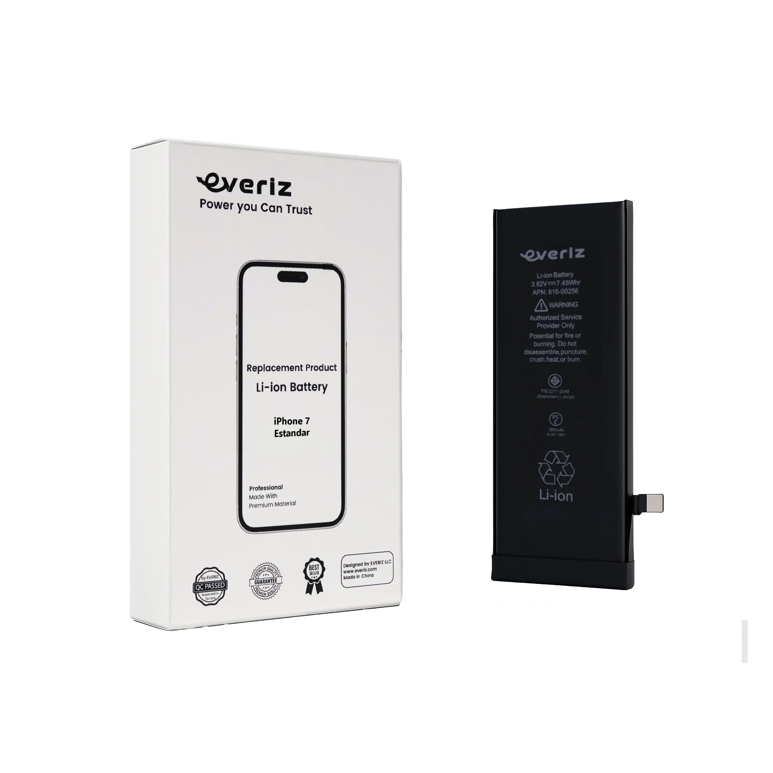 7 S Batería iPhone 7 – Estandar – EVERIZ - Imagen 1