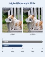 Sistema de Cámaras de Seguridad ZOSI 5MP Lite – DVR 8 Canales H.265+ con 8 Cámaras 1080p, Visión Nocturna, Detección Inteligente IA - Imagen 5