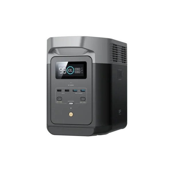 EcoFlow DELTA 2 – 1024Wh Estación de Energía Portátil |1800W AC | Carga Rápida | Batería LFP Expandible | Compatible con App EcoFlow