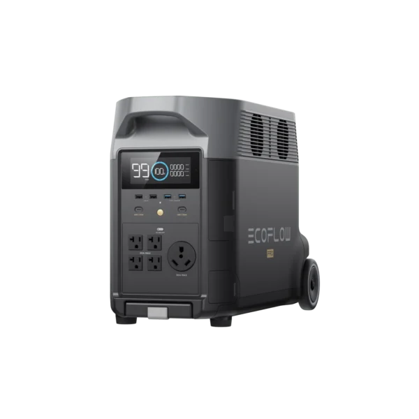 EcoFlow DELTA Pro Estación de Energía Portátil – 3600Wh3600W AC (7200W Pico) | Expandible hasta 25kWh | Carga Multifuente Ultra Rápida | LFP 6500 ciclos | Wi-Fi/App