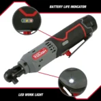 Trinquete Inalámbrico Hyper Tough 12V Max 3/8” (Modelo 98804) - Imagen 2