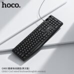 Hoco – Teclado con Cable GM60 Cool USB 104 Teclas (Versión Inglés) - Imagen 4