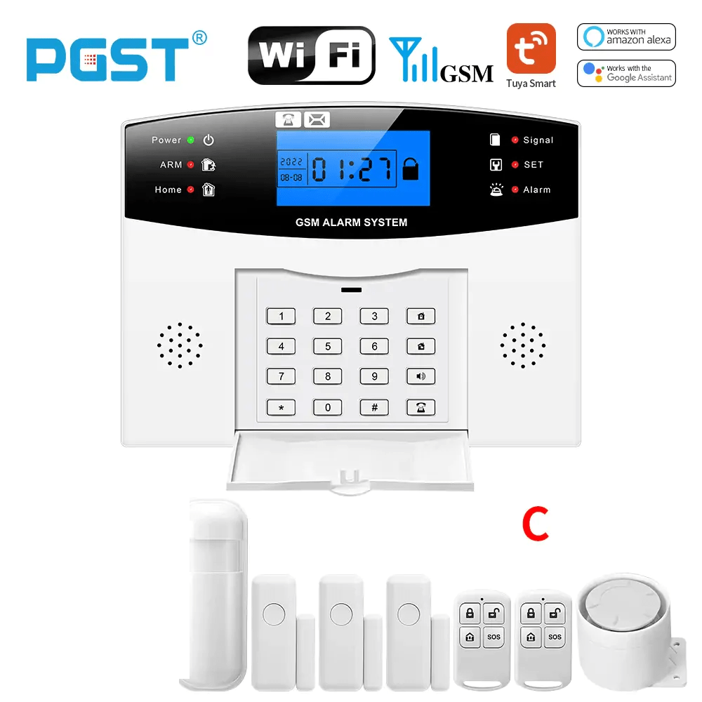3-1 Sistema de alarma antirrobo inalámbrico para hogar (Sensores: 3 + 1) - Imagen 1