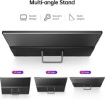 YXK Monitor Portátil 15.6" Full HD 1080P – USB-C & Mini HDMI, Ultra-Slim - Imagen 5