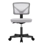 Sweetcrispy Silla de Escritorio sin Brazos