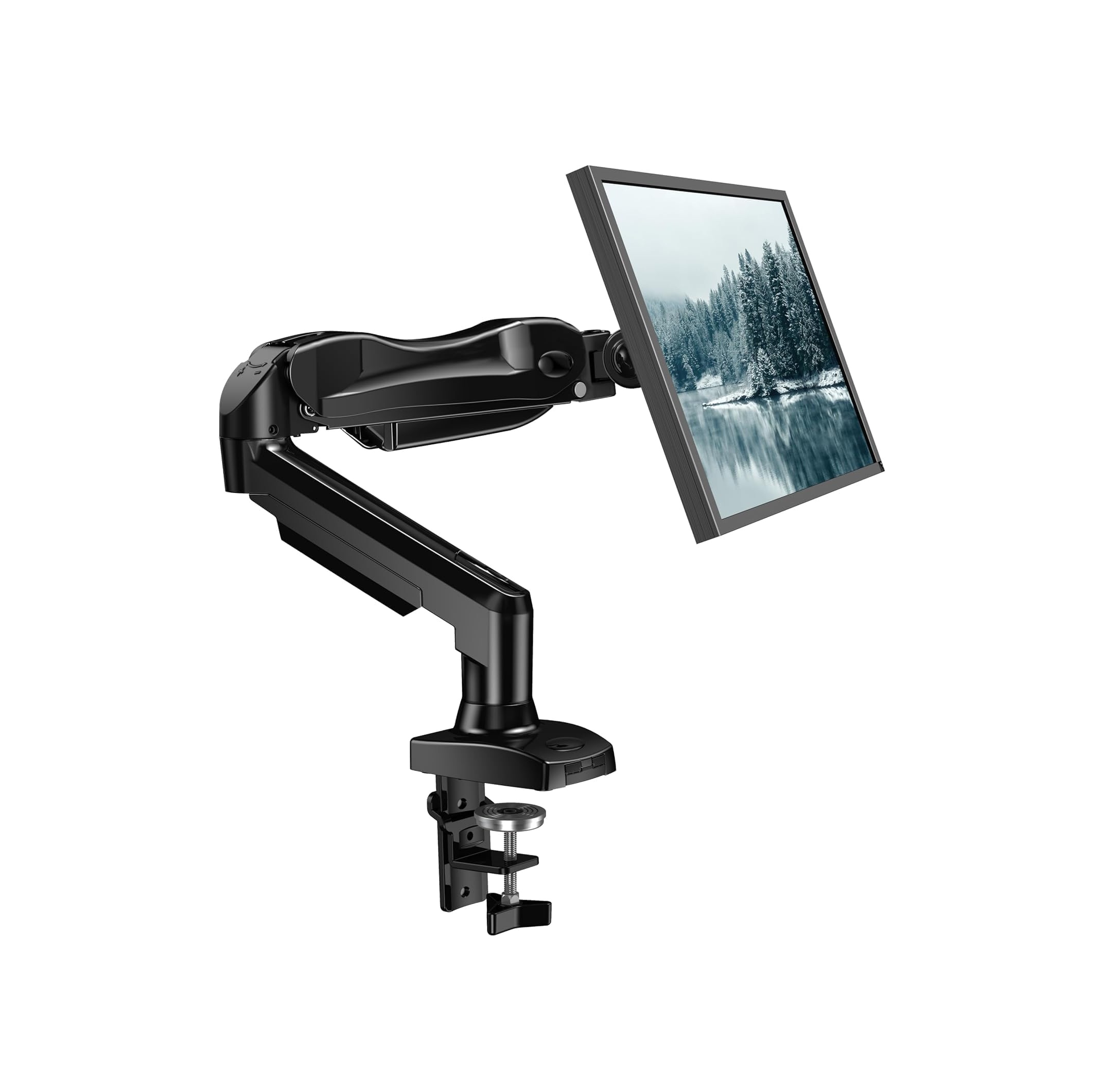 61x+XX5YvKL._AC_SL1500_ HUANUO – Soporte de monitor individual 13"–32", brazo ajustable - Imagen 1