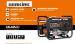 Planta Eléctrica Genkins 4500 Watt (Gasolina) (Industrial de 4 tiempos y 233 cc) - Imagen 3