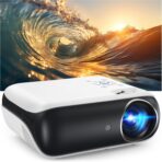 HAPPRUN Proyector, proyector Bluetooth nativo 1080P