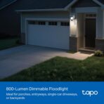 Tapo C615F – Cámara de seguridad 2K con reflector, solar, panorámica/inclinación 360° - Imagen 3