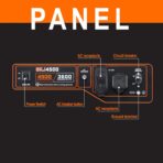 Planta Eléctrica Genkins 4500 Watt (Gasolina) (Industrial de 4 tiempos y 233 cc) - Imagen 2