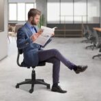 YSSOA Silla ergonómica de malla para computadora - Imagen 5