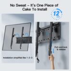 Soporte de Pared Reclínable para TV PERLESMITH - Imagen 4