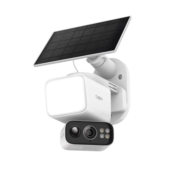 Tapo C615F – Cámara de seguridad 2K con reflector, solar, panorámica/inclinación 360°