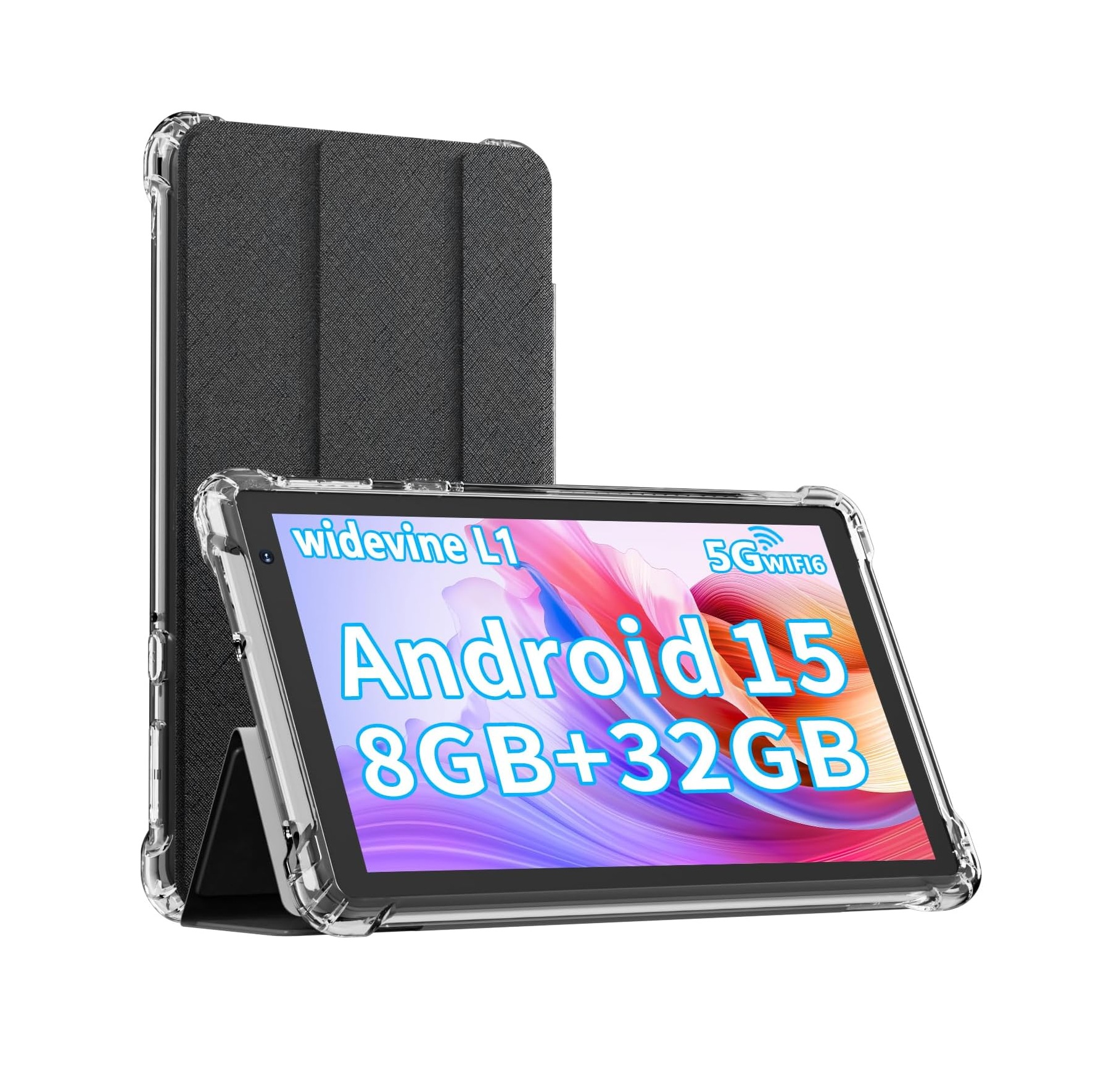 81SiR4SwFeL._AC_SL1500_ Tablet Android 15 – 7" IPS, Cuatro Núcleos 1.6GHz ( 8+32GB) - Imagen 1