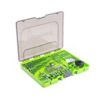 Juego de Brocas Greenworks de 90 Piezas con Óxido Negro
