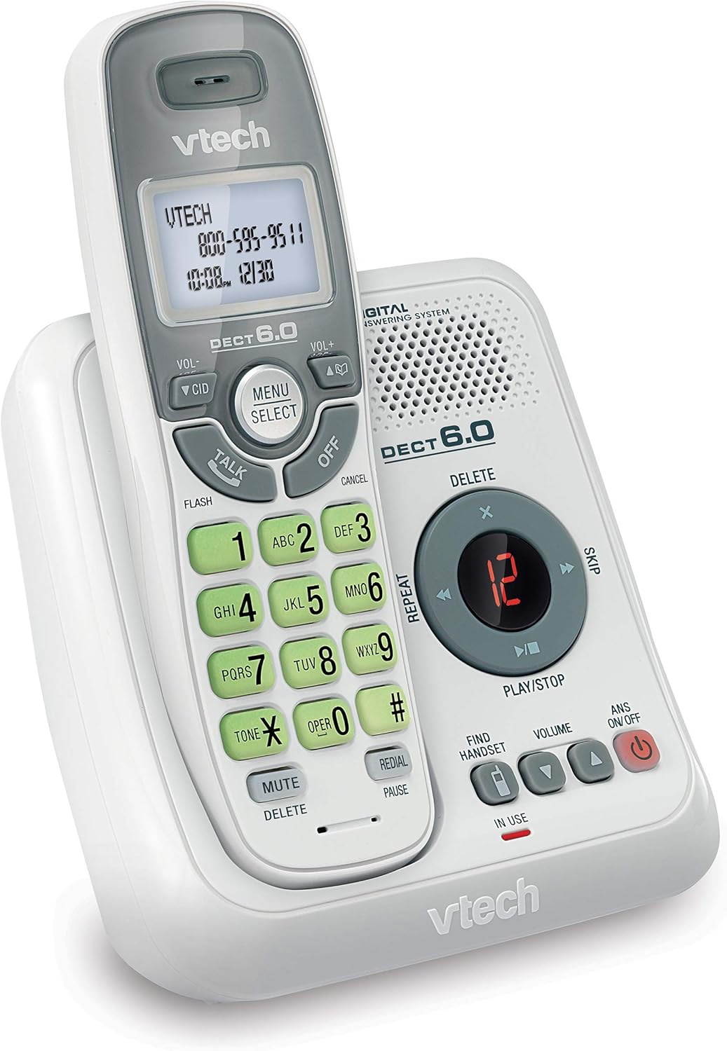 81+pnSPxKAL._AC_SL1500_ VTech CS6124 Teléfono Inalámbrico DECT 6.0 Blanco - Imagen 1