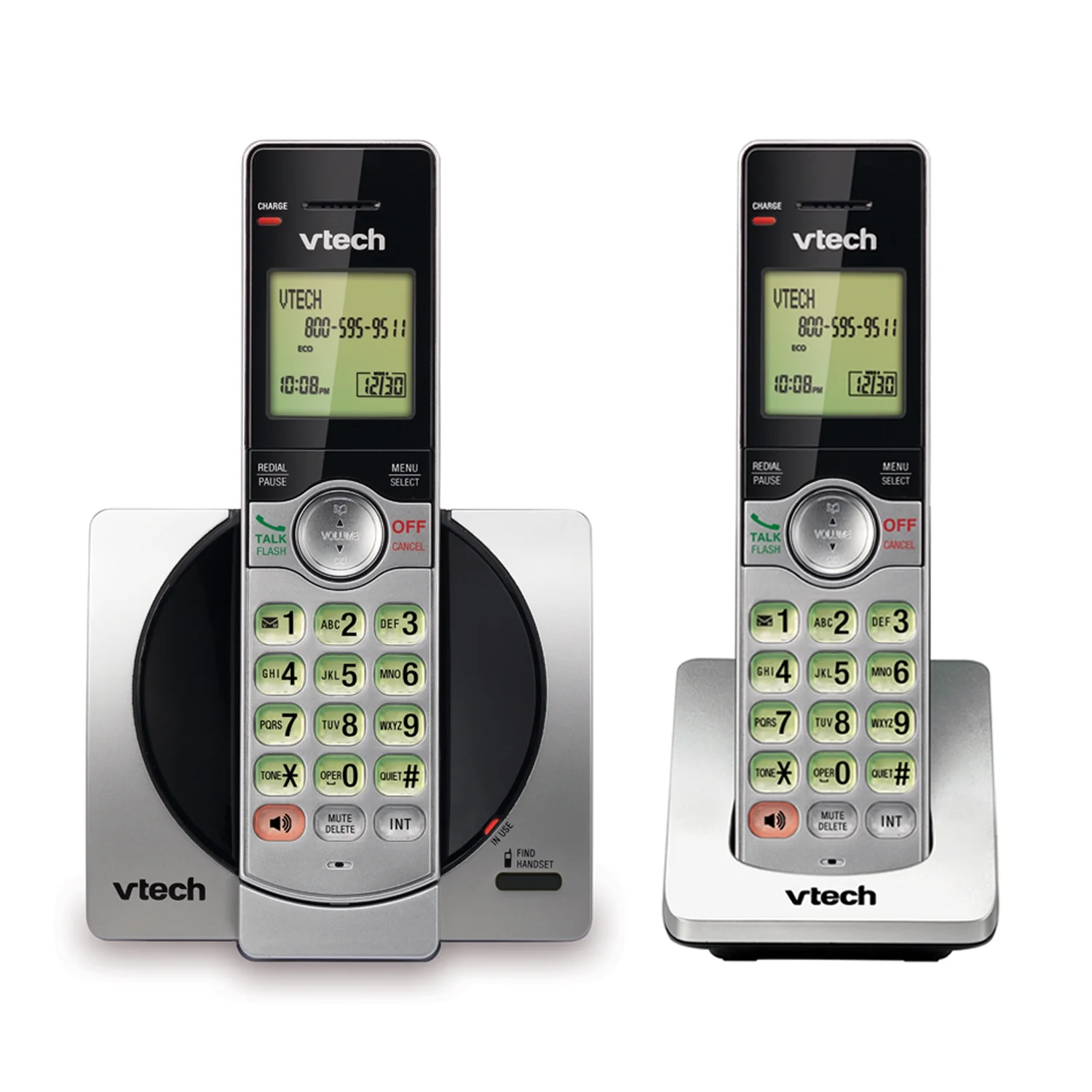 asd VTech DECT 6.0 Teléfono Inalámbrico con Identificador de Llamadas y Altavoz - Imagen 1