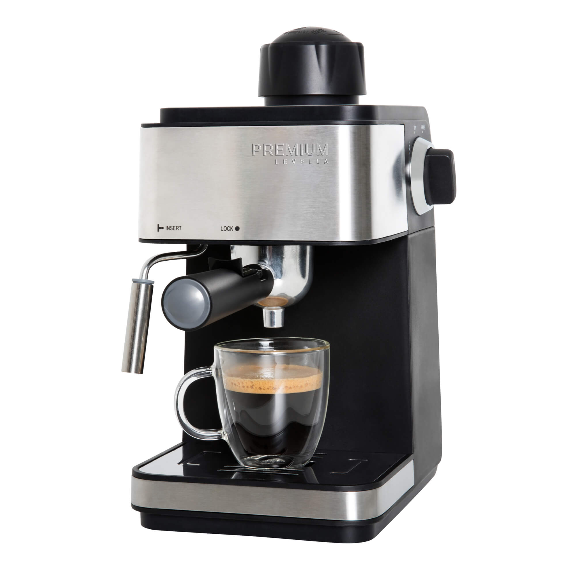 hi_PEM351-1 Cafetera Espresso y Cappuccino 3 en 1 Premium Levella – Modelo PEM351 - Imagen 1