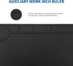 Alfombrilla de Reparación de Silicona HTM-201 – Tapete Anticalor Profesional para Soldadura - Imagen 4