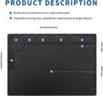 Alfombrilla de Reparación de Silicona HTM-201 – Tapete Anticalor Profesional para Soldadura - Imagen 5