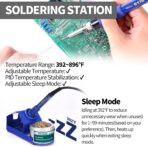 Estación de Soldadura y Aire Caliente YIHUA 853D 2A USB 3-en-1 – Fuente DC - Imagen 5