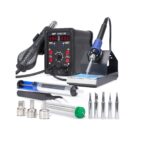 Estación de Soldadura y Aire Caliente WEP 8786D-I SE 2-en-1 – Kit Profesional para Retrabajo Electrónico