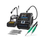 Estación de Soldadura Digital FNIRSI DWS-200 200W – Kit Profesional con 9 Puntas