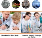 Microscopio Digital USB 40X–1000X Bysameyee – Cámara HD con 8 LED, Soporte Metálico - Imagen 5