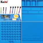 Alfombrilla de Reparación de Silicona Kaisi S-180 – Tapete Profesional Anticalor Magnético para Soldadura y Electrónica 55x35cm - Imagen 5