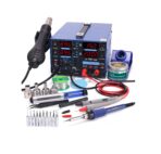 Estación de Soldadura y Aire Caliente YIHUA 853D 2A USB 3-en-1 – Fuente DC
