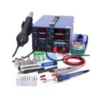 Estación de Soldadura y Aire Caliente YIHUA 853D 2A USB 3-en-1 – Fuente DC