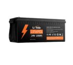 Batería LiFePO4 24V 100Ah (2560Wh) Litime con BMS 100A – Ciclo Profundo para Sistema Solar, RV y Uso Marino