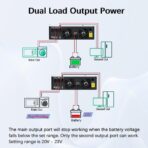Inversor Solar Híbrido Y&H 3600W 24V a 110V/120V Onda Pura con MPPT 120A – Salida Dual y Funcionamiento Sin Batería - Imagen 3