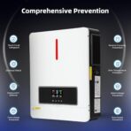 Inversor Solar Híbrido 3600W 24V a 110V/120V Onda Pura con MPPT 120A – Todo en Uno para Sistema Solar, Hogar y RV - Imagen 4