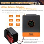 Inversor Solar Híbrido PowMr 5200W 48V a 110V/120V Onda Pura con MPPT 100A – Fase Dividida y Sistema Expandible Off-Grid - Imagen 5
