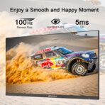 Monitor SANSUI 24” FHD 100Hz HDR10 – HDMI y VGA, FreeSync, Diseño Ultra Delgado Compatible VESA (ES-24F2) - Imagen 4