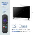 Smart TV onn 32” HD 720p con Roku – 3 HDMI - Imagen 5