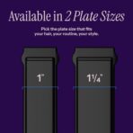 HOT TOOLS Pro Artist Black Gold Plancha Profesional 1 1/4" Iónica para Alisar, Rizar y Ondular el Cabello - Imagen 4