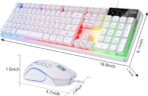 MageGee K1 Combo Gamer Teclado RGB Retroiluminado + Mouse Gaming USB 104 Teclas para PC y Laptop - Imagen 7