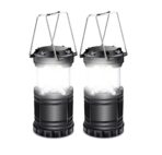 EXTRASTAR Pack de 2 Linternas LED Portátiles a Batería para Camping y Emergencias