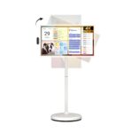 ApoloSign Smart TV Portátil 32" 4K UHD Gen 2 con Pantalla Táctil, Android 15, 16GB RAM y 256GB Almacenamiento, Soporte con Ruedas