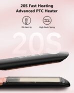 Plancha y Rizador de Cabello 2 en 1 ANNLARY 1" Titanio y Cerámica Iónica con Voltaje Dual - Imagen 2